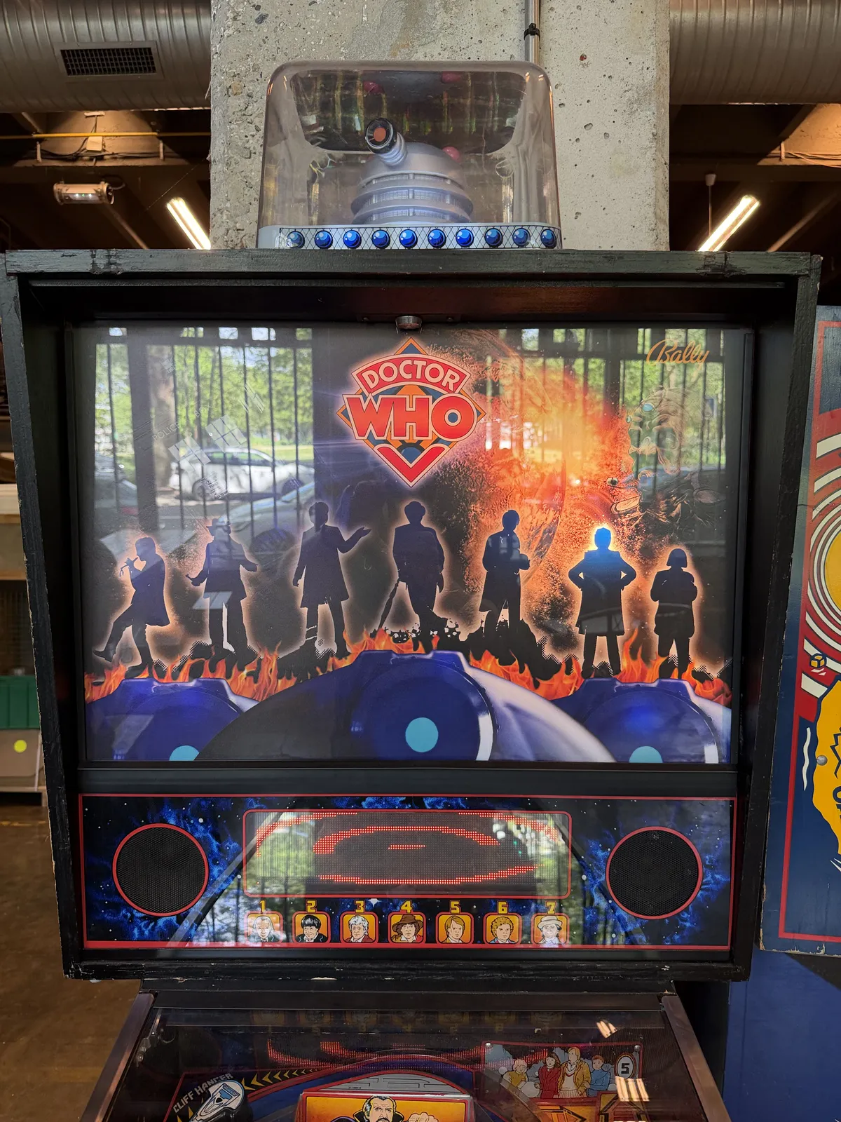 Doctor Who backglass
