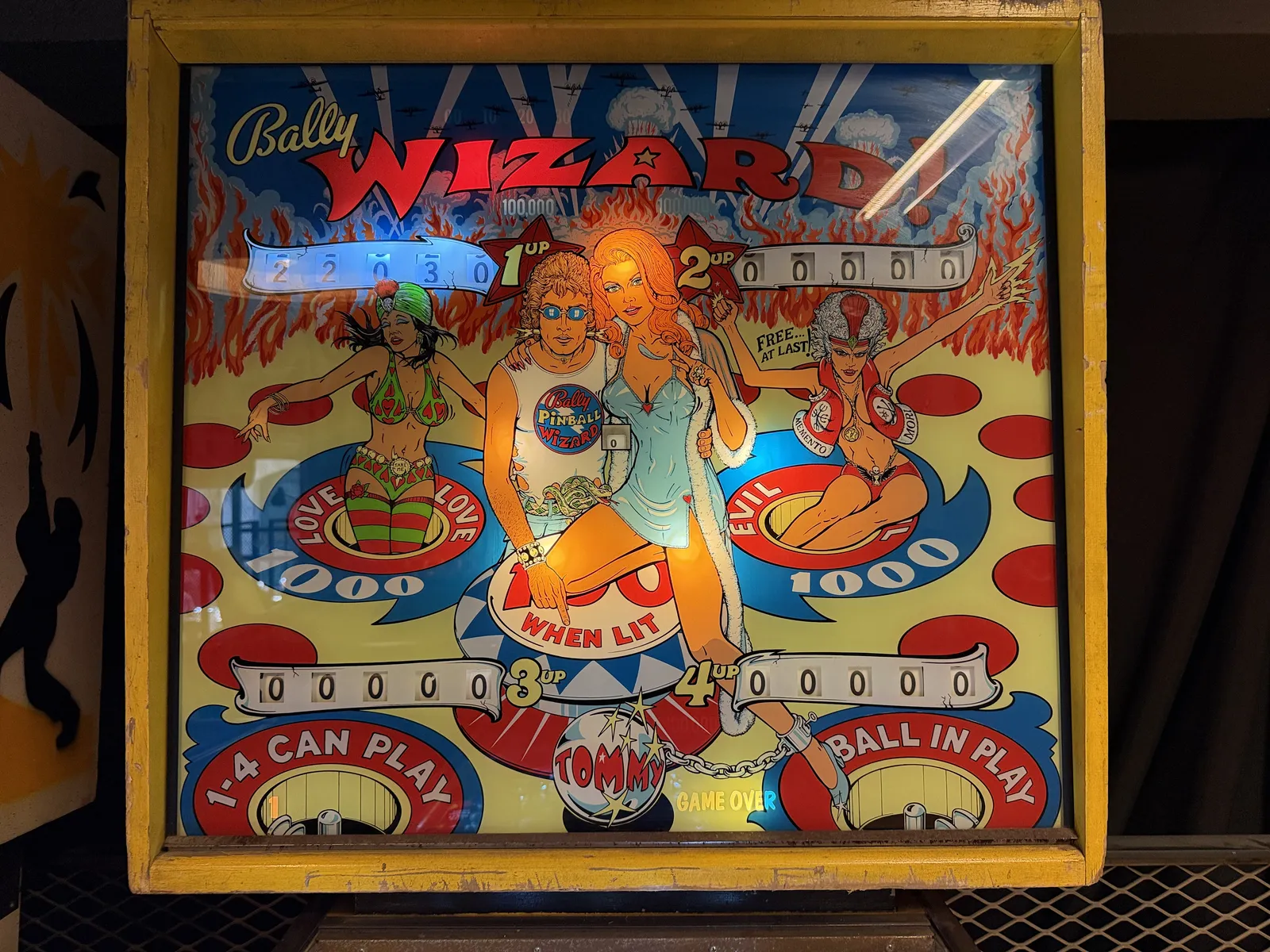 Wizard! backglass